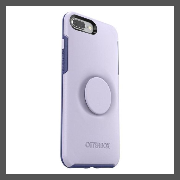 Apple iPhone 8 Plus/7 Plus Otter + Pop Symmetry Case (PopTop) - Lilac - Open Box - Picture 4 of 5